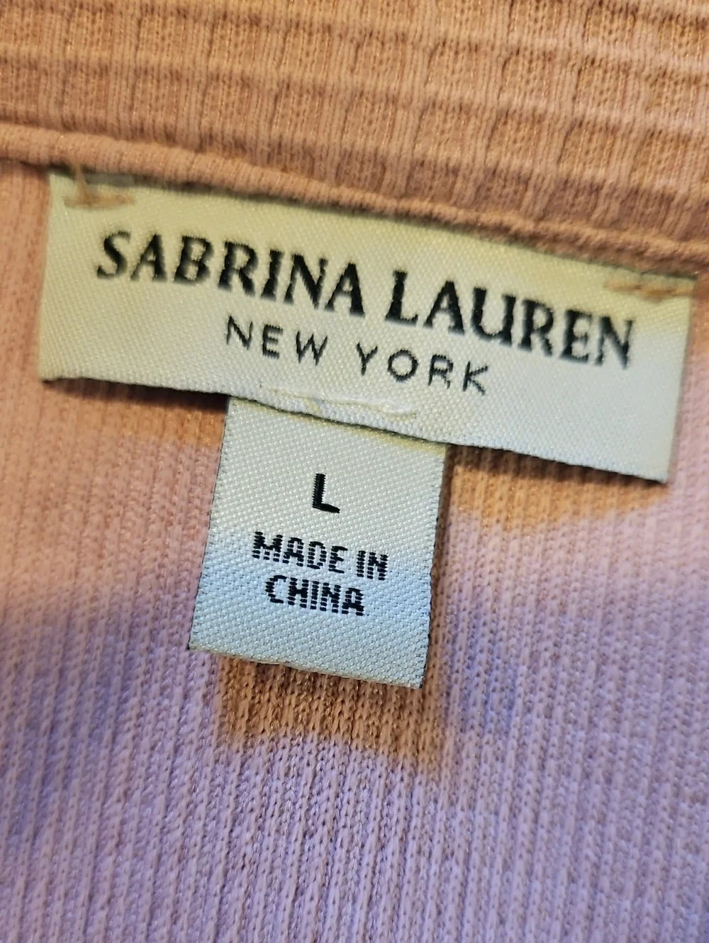 👚Sabrina Lauren Dusty Pink Waffle-Knit Shirt Jacket
